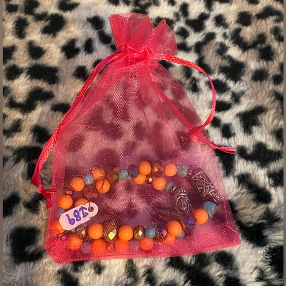 Handmade Aztec Runes matching bracelet set - Picture 6 of 6